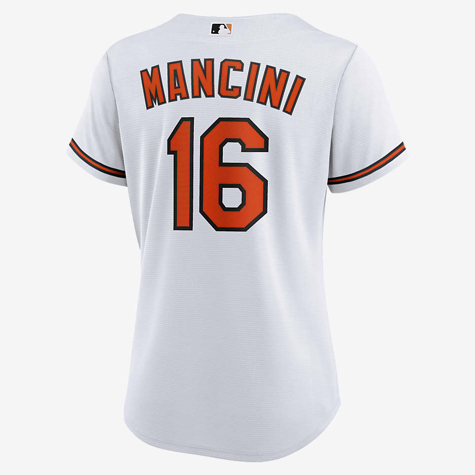 Authentic Trey Mancini Baltimore Orioles retailer Orange Jersey Mens 44 Large Majestic